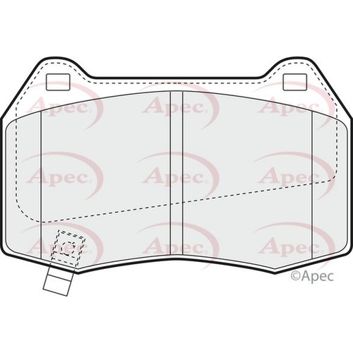 Apec brake pads pad1368 - brake,