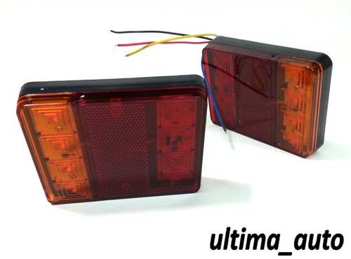Pair 12v rear stop - rear, led