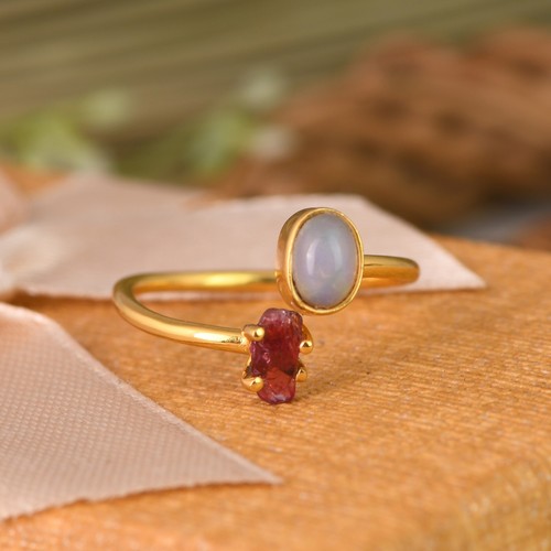 Raw ruby spinal fire - ruby, opal