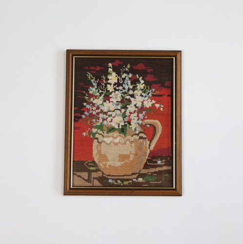 Vintage framed completed - vintage,