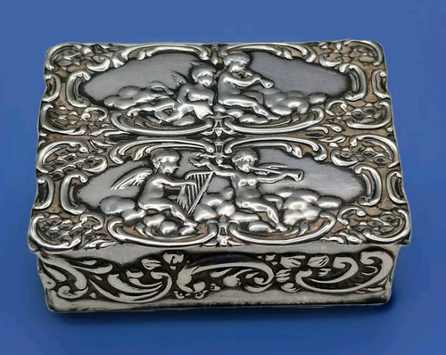 Sterling silver cherub - sterling,
