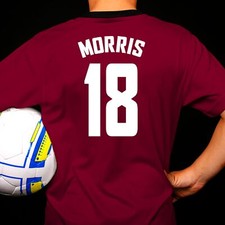 Football Shirt Iron On Name