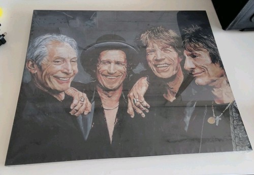 Rolling stones canvas painting - rolling,