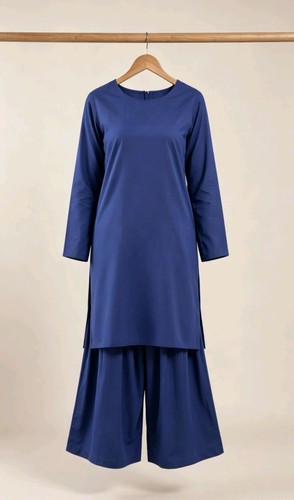 Ladies stitched navy blue - stitched,
