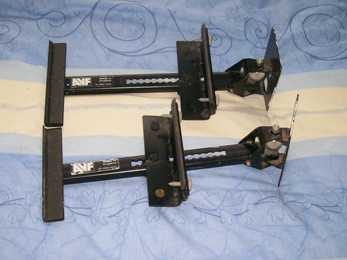 Pair avf black adjustable tilt - pair,