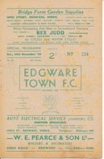Edgware Town v Barnet (London