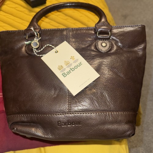 Barbour preston leather tote - leather,