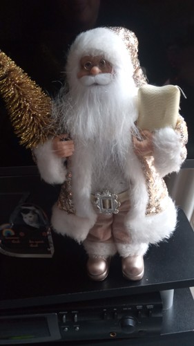 Santa claus figure dressed - dressed, in