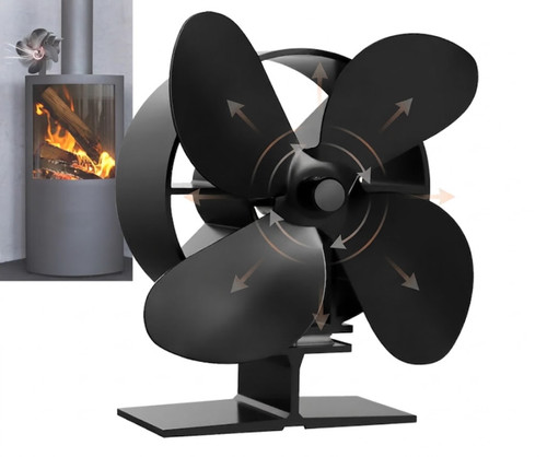 Blade stove fan heat - fan,