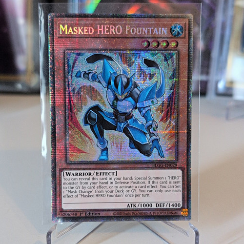 Yugioh masked hero - hero, fountain