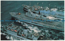 R665742 No. 12. Invincible With Close Escort in the South Atlantic. Prescott Pic