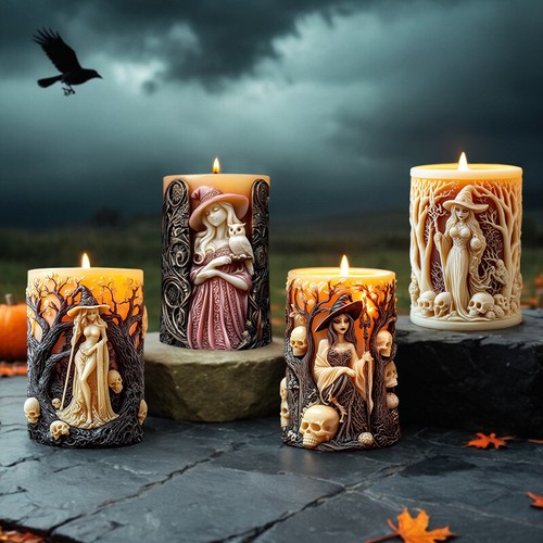 Witch silicone molds candle - molds,