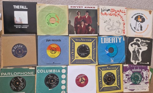 Rock job lot 45s - rock, 30