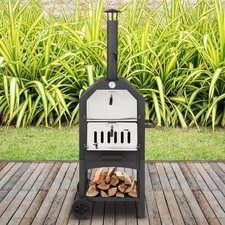 Outdoor pizza oven wood - pizza,