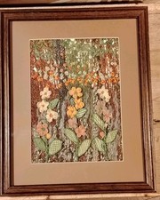 Vintage Fabric And Wool Work