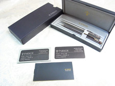 Parker Cisele Sterling Silver & INSIGNIA Ballpoint Pen 2 pcs set with Box etc