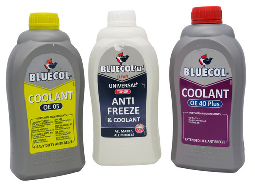 Bluecol coolant antifreeze - bluecol, oe