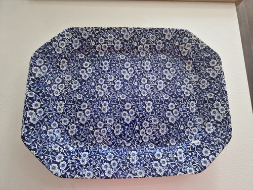 Burleigh blue white floral - -, &