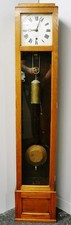 Antique Paul Garnier Oak Pin Wheel Jeweller Regulator Grandfather Longcase Clock