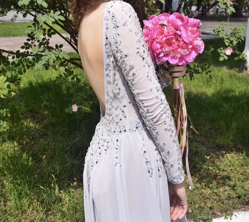 Women elie saab dress - dress, grey