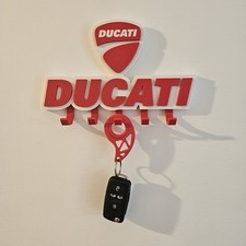 Ducati Motor Cycle Custom Sign Wall Key Hanger