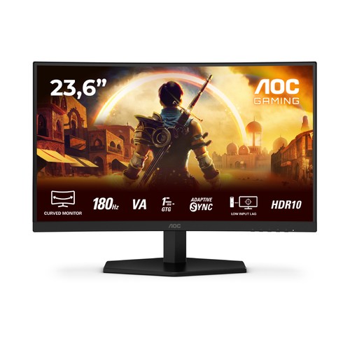 Aoc c24g42e curved - aoc, 24"