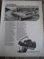 THE VAUXHALL BREED'S GOT STYLE VIVA GT SPORTS CAR DAYS OV 1968 ADVERT A4 FILE 41