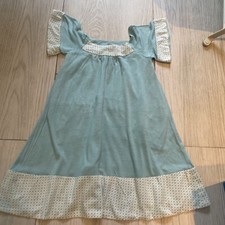 Designer I Love Gorgeous Green Cotton Dress Age 2-3