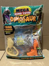 Dinosaur Action magazine #188 Posters, Puzzles, Facts + Mega Dinosaurs Toys