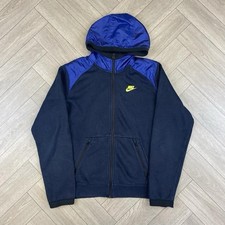 Nike Hybrid Track Jacket Navy Neon Size Medium