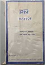 Original PZ Haybob Instruction