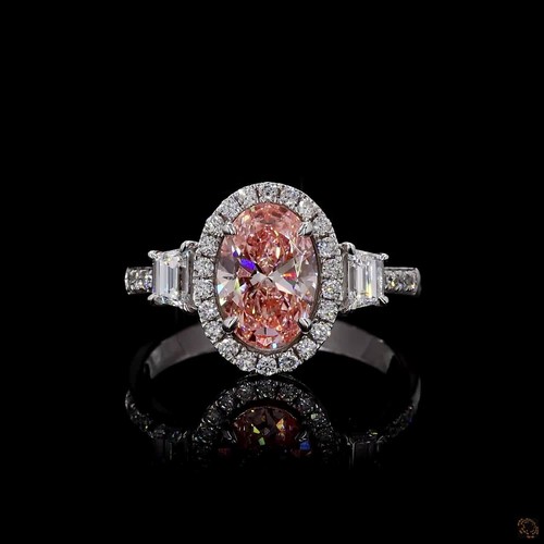 14k white gold - igi, vivid