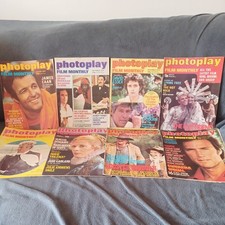 Bundle Of 8 x 70s Photoplay Movie Magazines 1970s Film 