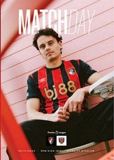 * 2025/26 - BOURNEMOUTH HOME PROGRAMMES - CHOOSE FROM LIST *