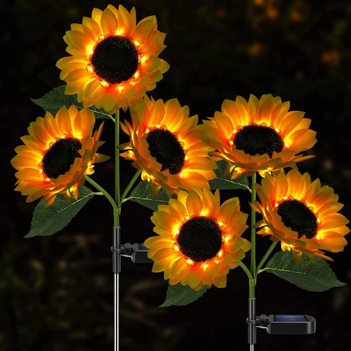 Solar garden stake lights - stake,