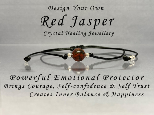 Red jasper bracelet anklet - jasper,