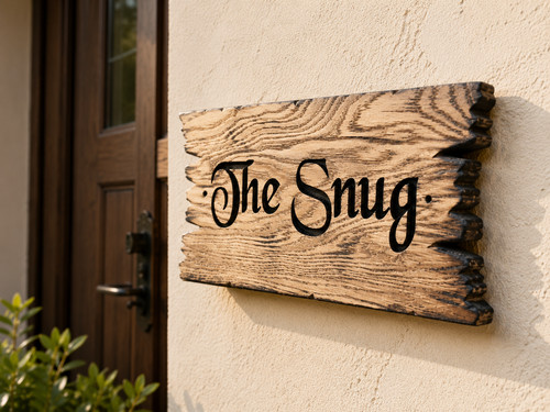 Personalised solid oak - personalised, house