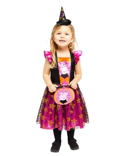Peppa pig witch - costume, 2-3yrs