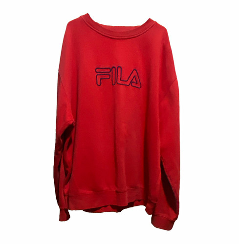 Fila vintage men red crew - vintage,
