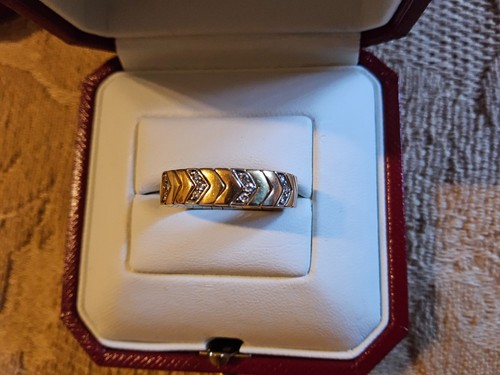 Cartier vintage chevron ring - chevron,