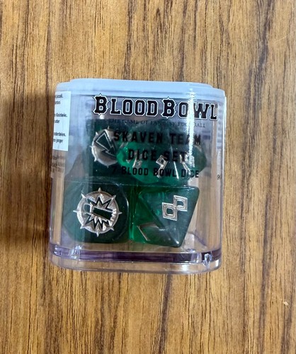 Blood bowl skaven team dice - bowl,