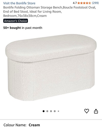Bonlife folding ottoman - bonlife,