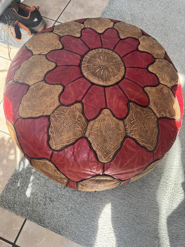 Vintage moroccan leather - vintage,