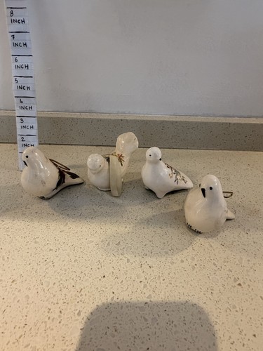 Vintage ceramic dove bird - ceramic,