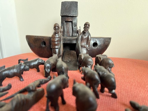 Vintage noahs ark african - vintage,