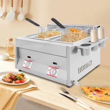 2X 6L Commercial LPG Gas Fryer