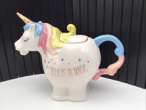 Ceramic unicorn teapot - ceramic,