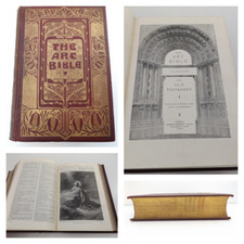 1901 The ART BIBLE The Old & New Testaments with Numerous b/w Illustrations HB