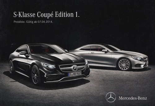 Mercedes class coupe edition - coupe,