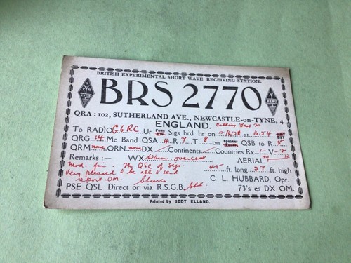 Vintage qsl radio - qsl,